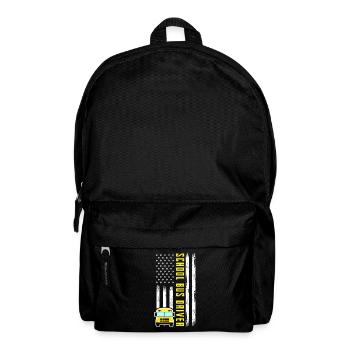 Funny school bus driver school bus bus driver - Backpack - black - Front