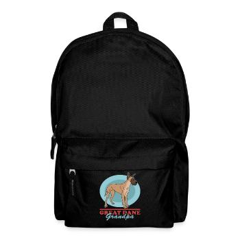 Deutsche Dogge | Hunde Hundebesitzer Geschenk - Rucksack - Schwarz - Vorne