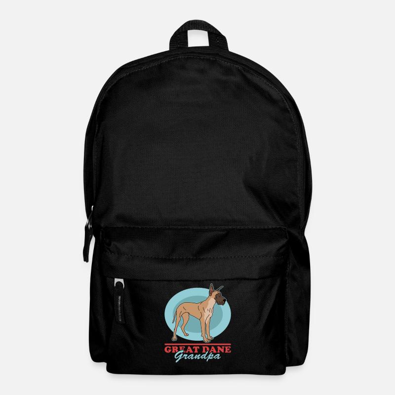 Deutsche Dogge | Hunde Hundebesitzer Geschenk - Rucksack - Schwarz