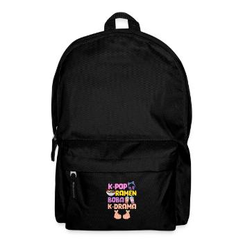 K-Pop Ramen Bubble Tea - Rucksack - Schwarz - Vorne