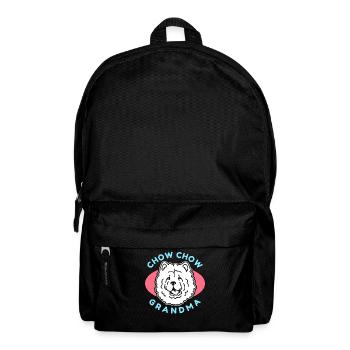 Chow Chow Grandma Hunde Hundebesitzer Geschenk - Rucksack - Schwarz - Vorne