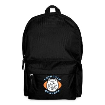 Chow Chow Grandpa | Hunde Hundebesitzer Geschenk - Rucksack - Schwarz - Vorne