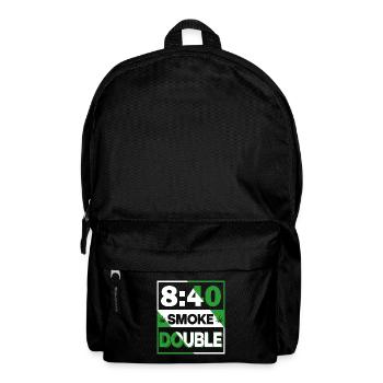 420 Weed Smoke Double Stoner Geschenk - Rucksack - Schwarz - Vorne
