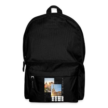 Rome Rome Italie Ville Skyline Accueil Amour - Sac à dos - noir - Devant