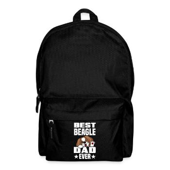 Funny Beagle Gift Beagle Papa Beagle Dad - Backpack - black - Front