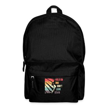 Don't Look Down Bouldern, Felsklettern. - Rucksack - Schwarz - Vorne