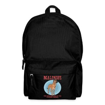 Malinois Belgian Shepherd Dog Gift - Backpack - black - Front
