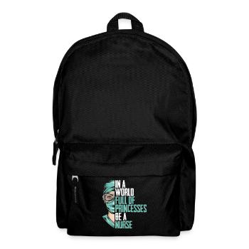 Krankenschwester Pfleger Krankenpfleger - Rucksack - Schwarz - Vorne