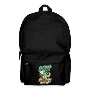 Trex, avec un bras trop court pour tamponner. - Sac à dos - noir - Devant