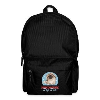 Pékinois Papa Pekinese Dog Owner Gift - Sac à dos - noir - Devant