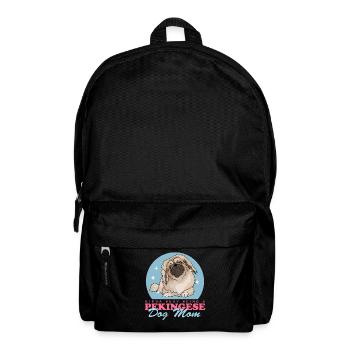 Pekingese Mom Pekinese Dog Owner Gift - Backpack - black - Front