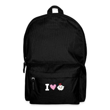 Chickens Love I Love Chickens - Backpack - black - Front