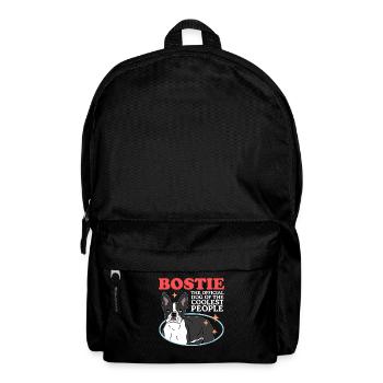 Boston Terrier Hunde | Hundebesitzer Geschenk - Rucksack - Schwarz - Vorne