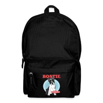 Boston Terrier | Hunde Hundebesitzer Geschenk - Rucksack - Schwarz - Vorne