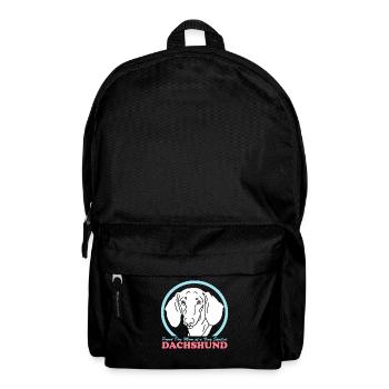 Dachshund Mom Dackel Hunde Hundebesitzer Geschenk - Rucksack - Schwarz - Vorne