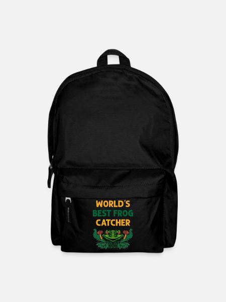 Der Beste Frosch Fänger der Welt Frosch mit Frosch - Rucksack - Schwarz