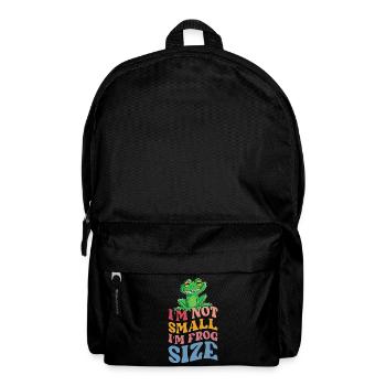 Ich bin nicht klein, ich bin grösser als ein - Rucksack - Schwarz - Vorne