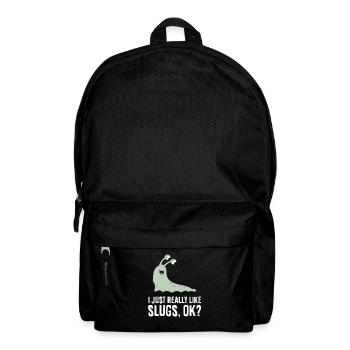 J’aime juste les escargots, d’accord? Drôle d’escargot - Sac à dos - noir - Devant