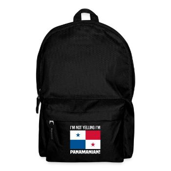 Lustiges Panama Panamaer Panamaerin Geschenk - Rucksack - Schwarz - Vorne