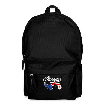 Lustiges Panama Panamaer Panamaerin Geschenk - Rucksack - Schwarz - Vorne
