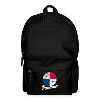 Lustiges Panama Panamaer Panamaerin Geschenk - Rucksack - Schwarz - Vorne