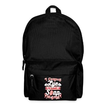 I Cannot Lye I Love Seifenherstellung - Rucksack - Schwarz - Vorne