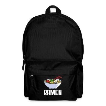 Lustiges Ramen Geschenk - Rucksack - Schwarz - Vorne