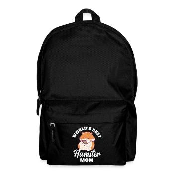 Drôle hamster cadeau hamster maman - Sac à dos - noir - Devant