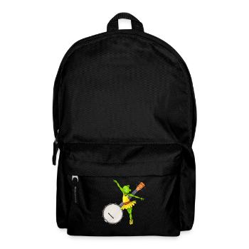 Ballett tanzender Frosch Banjo Bluegrass Musik - Rucksack - Schwarz - Vorne