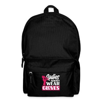 Lustiges Boxen Boxer Geschenk - Rucksack - Schwarz - Vorne