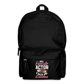 Lustiges Schauspieler Schauspielerin Geschenk - Rucksack - Schwarz - Vorne
