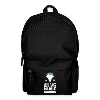 Nur ein Junge, der Walhaie liebt - Rucksack - Schwarz - Vorne