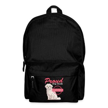 Coton de Tuléar Maman Chien Propriétaire Cadeau - Sac à dos - noir - Devant