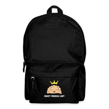 Polish Pierogi Poland Crazy Pierogi Lady - Backpack - black - Front