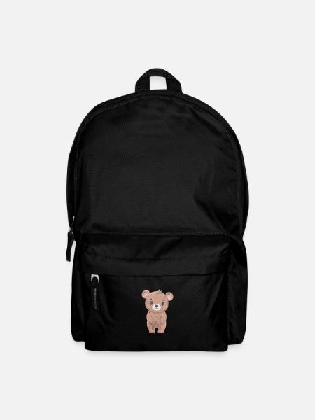 Teddybär - Rucksack - Schwarz