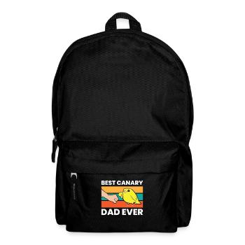 Bester kanarischer Vater aller Zeiten - Rucksack - Schwarz - Vorne