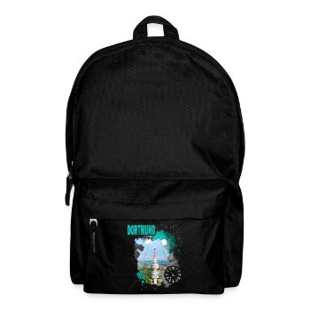 Dortmund Deutschland Stadt Skyline Vintage Retro - Rucksack - Schwarz - Vorne