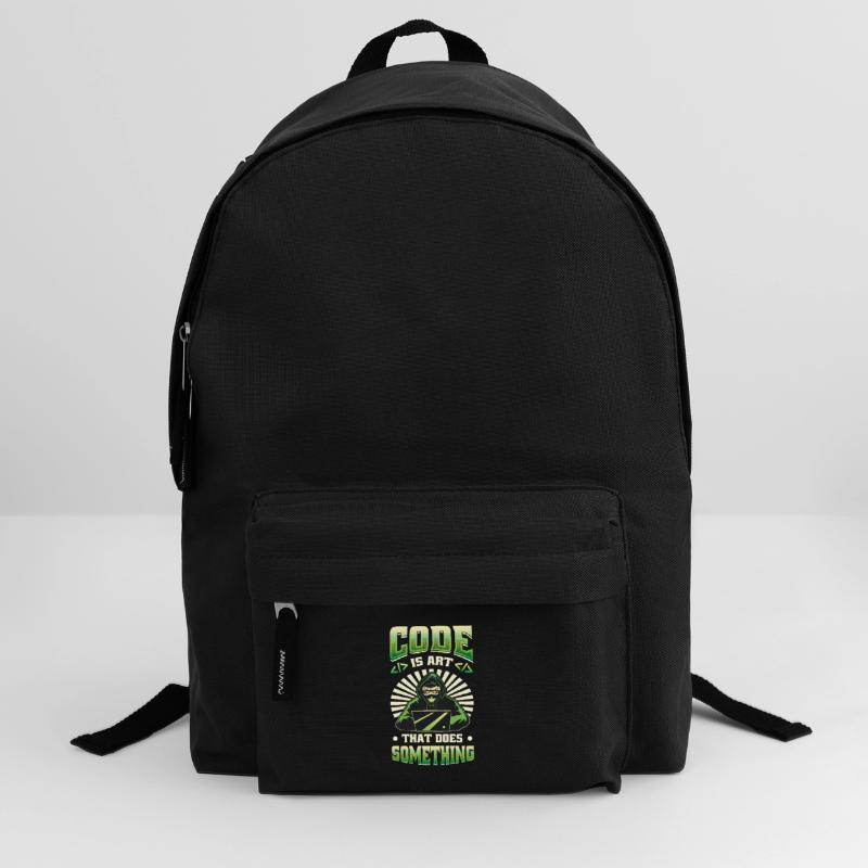 Code Ist Eine Kunst, Die Etwas Tut Programmierung Rucksack