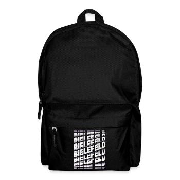 Bielefeld Deutschland Stadt Schrift Skyline Heimat - Rucksack - Schwarz - Vorne