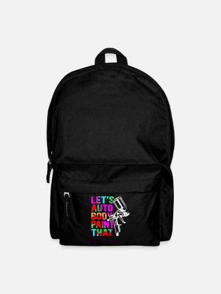 Lackierer Airbrush Fahrzeuglackierer Geschenk - Rucksack - Schwarz