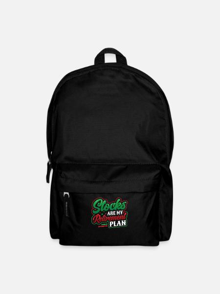Aktien Sind Mein Ruhestandsplan - Rucksack - Schwarz