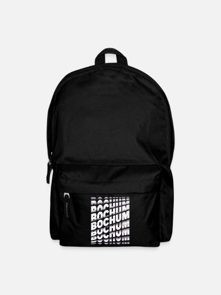 Bochum Deutschland Stadt Schrift Skyline Heimat - Rucksack - Schwarz