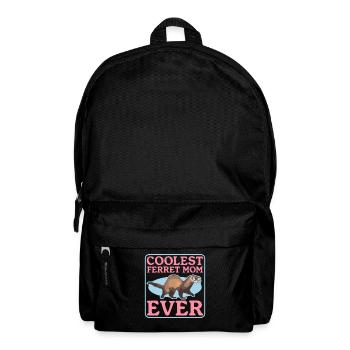 Ferret Mom Ferret Lover Gift - Backpack - black - Front