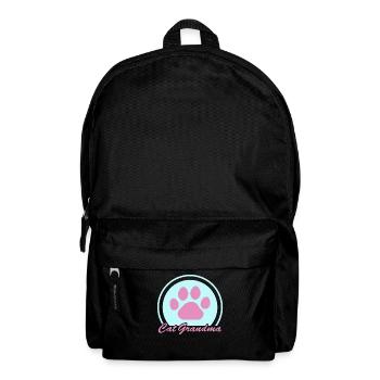 Katzen Grandma Katzenbesitzer Katzenmama Geschenk - Rucksack - Schwarz - Vorne