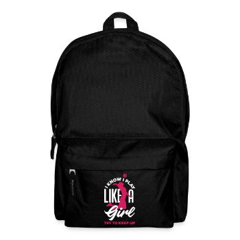Drôle de cadeau de fille de volleyball - Sac à dos - noir - Devant