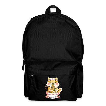 Ramen Cat Japan Kawaii - Backpack - black - Front