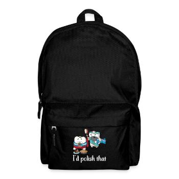 Ich Würde das Polieren für Zahnartz Helfer mit - Rucksack - Schwarz - Vorne