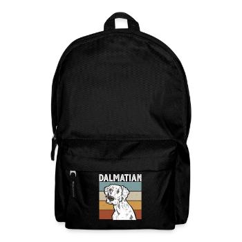 Retro Dalmatian Dog - Backpack - black - Front