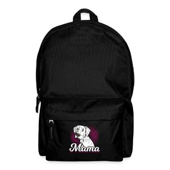 Mama Dalmatiner Hund Liebhaber - Rucksack - Schwarz - Vorne