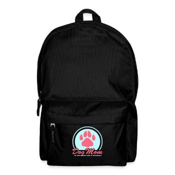 Hunde Mom Hundebesitzer Frauchen Geschenk - Rucksack - Schwarz - Vorne